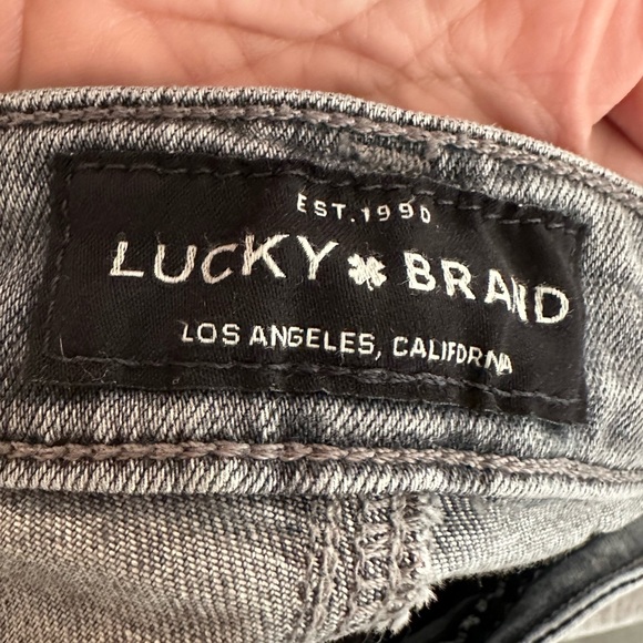 Lucky Brand Ava Super Skinny Gray Jean - Picture 2 of 11
